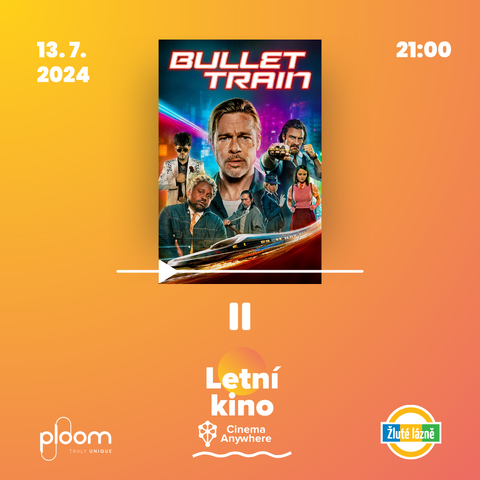 Letní kino CinemaAnywhere Bullet Train