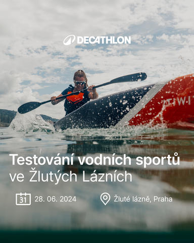 Testování vodních sportů s Decathlonem